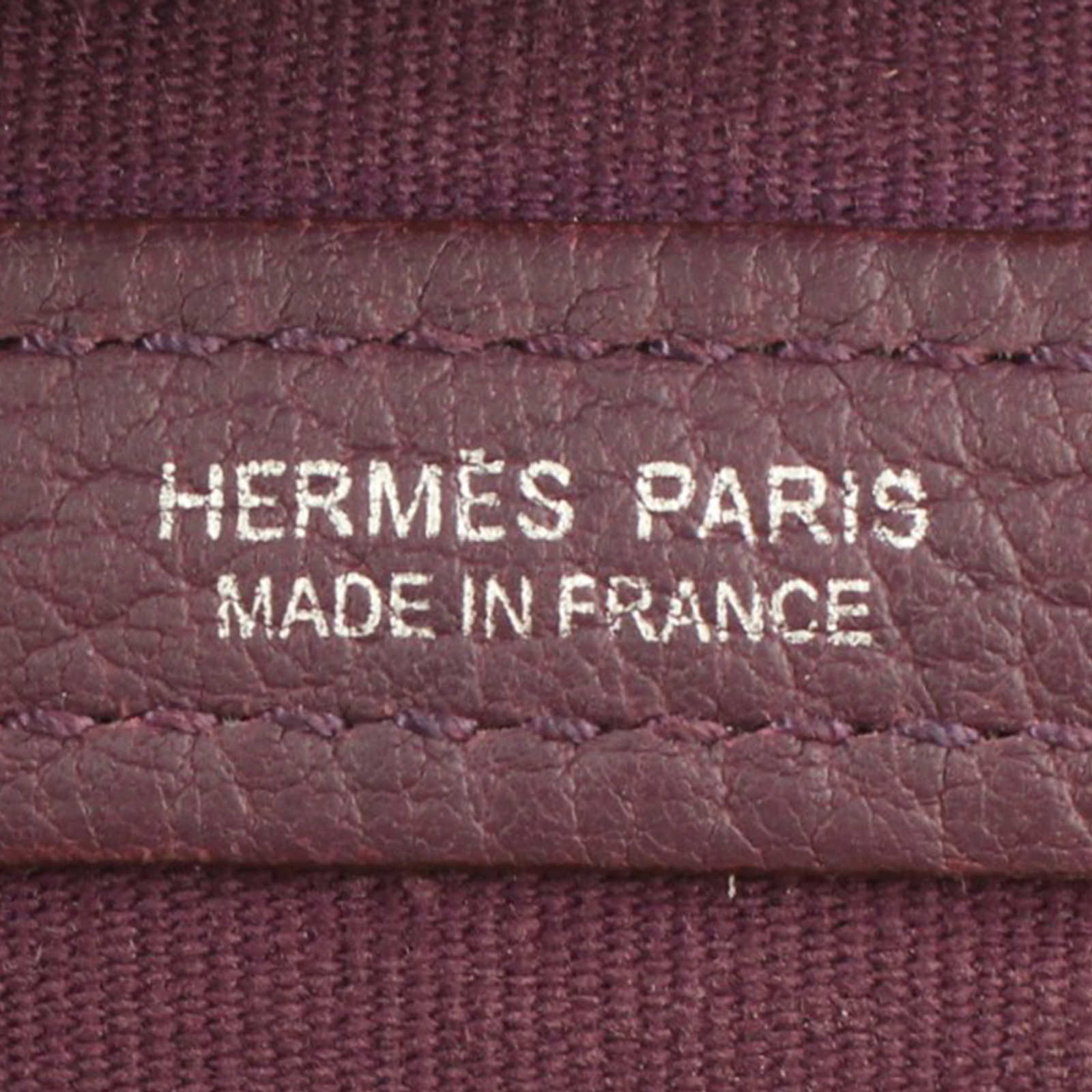 Hermes Garden Party 36 Bag Officier Canvas Stamp