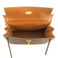 Hermes Kelly Sellier 32 Epsom interior
