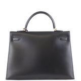 Hermes Kelly 35 Sellier Boxcalf Back