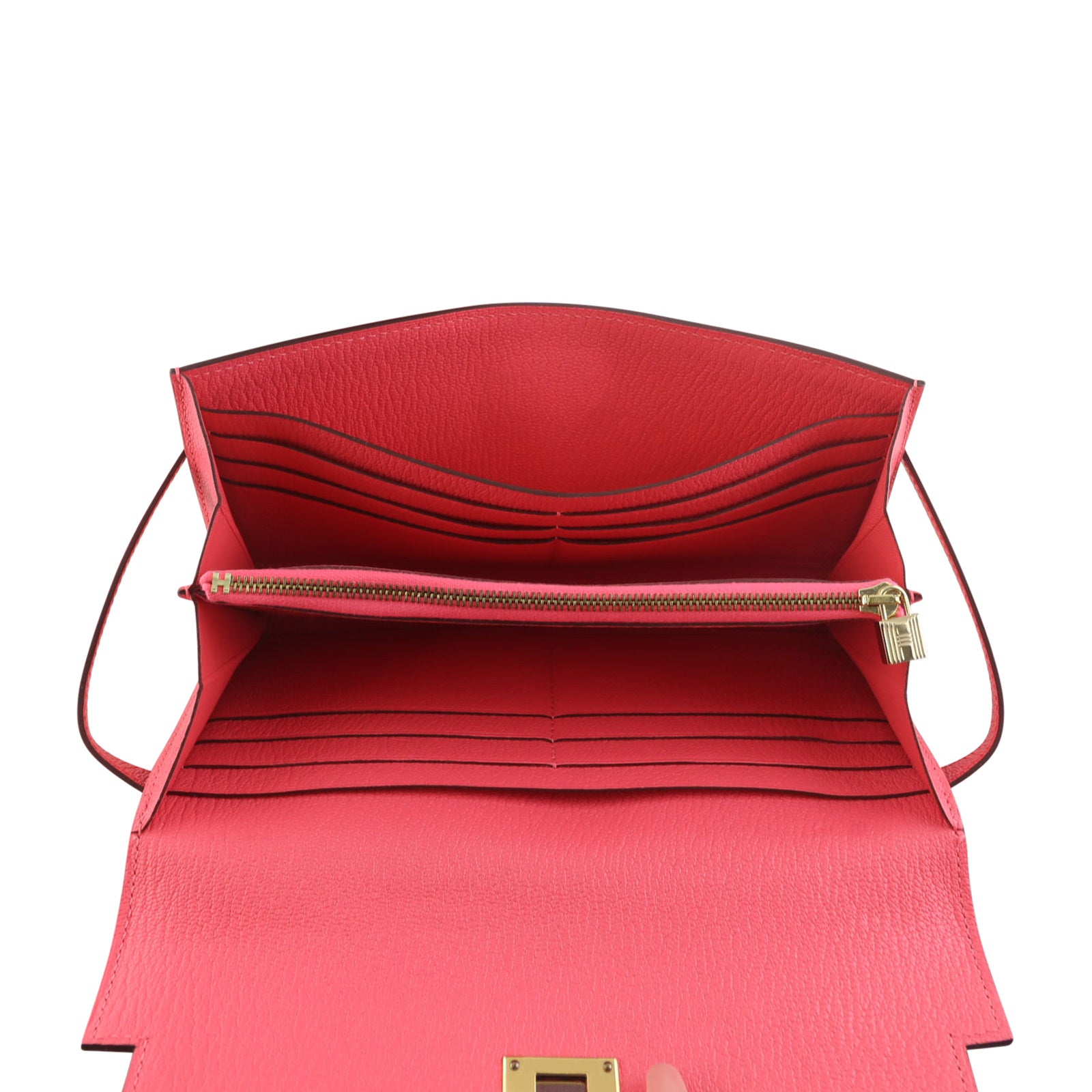 Hermes Kelly Classic Long Wallet Interior