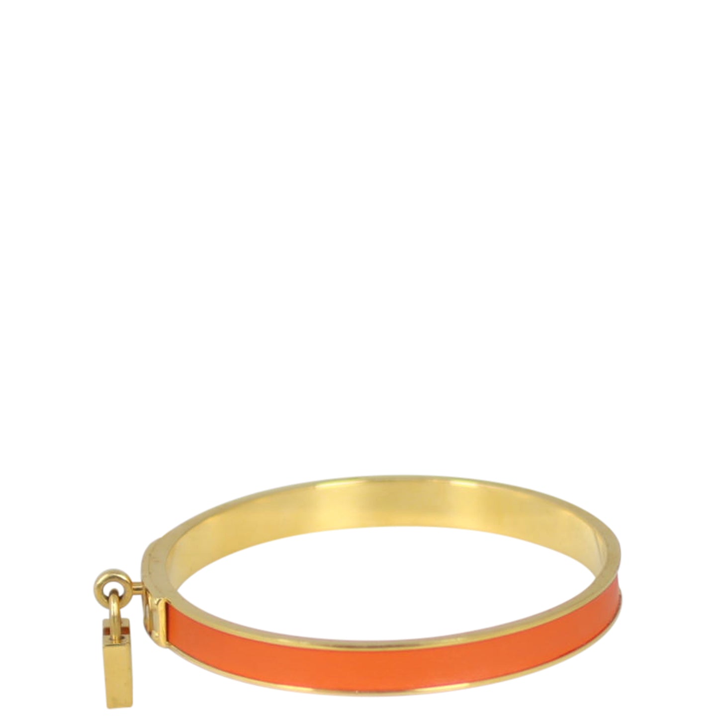 Hermes Kelly H Lock Cadena Charm Bracelet Left Side