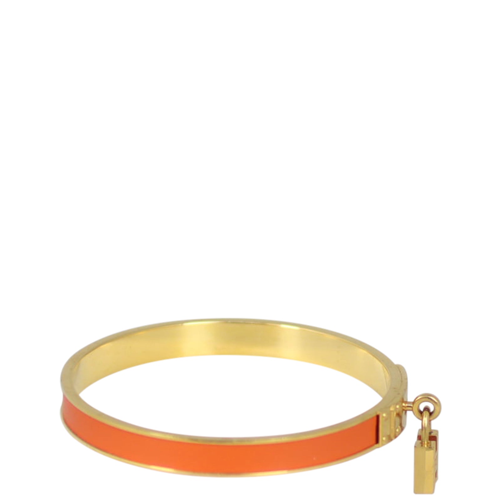 Hermes Kelly H Lock Cadena Charm Bracelet Right Side