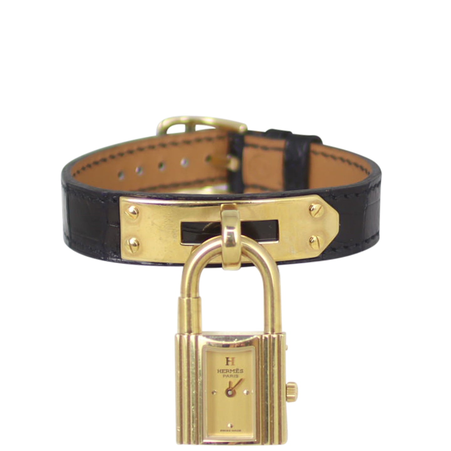 Hermes Kelly Watch (black) Front