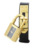 Hermes Kelly Watch Black Front