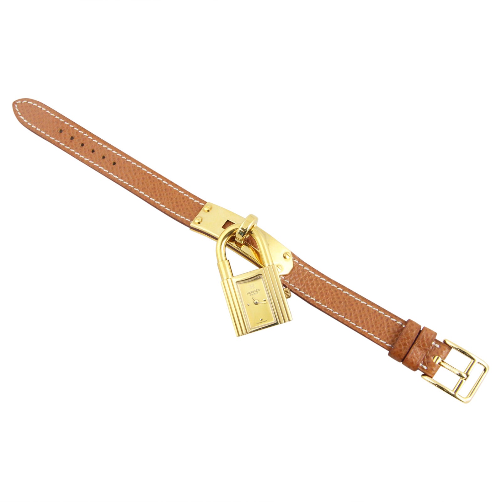 Hermes Kelly Watch Brown Full