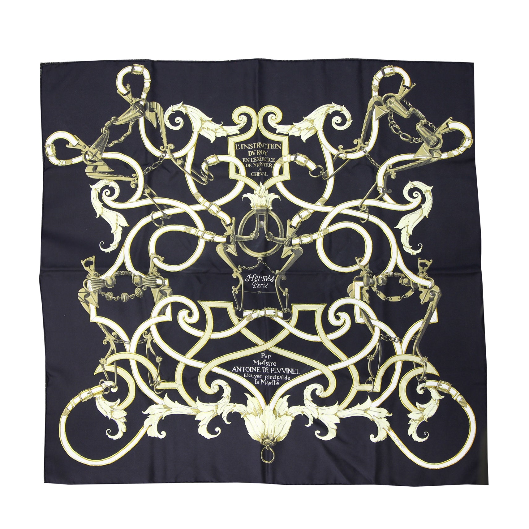 HERMES カレ90 スカーフ L'Instruction du Roy Hermes L'Instruction Du Roy Silk Scarf 90 – Luxe.It.Fwd