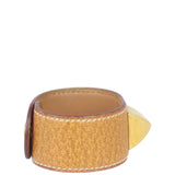 Hermes Medor Leather Cuff Bracelet Right Side