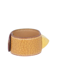 Hermes Medor Leather Cuff Bracelet Right Side