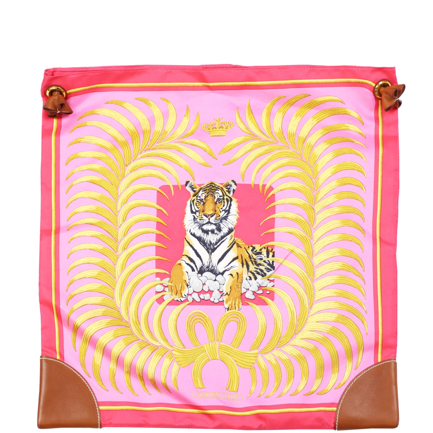Hermes Silky City Tiger Royal Bag Back