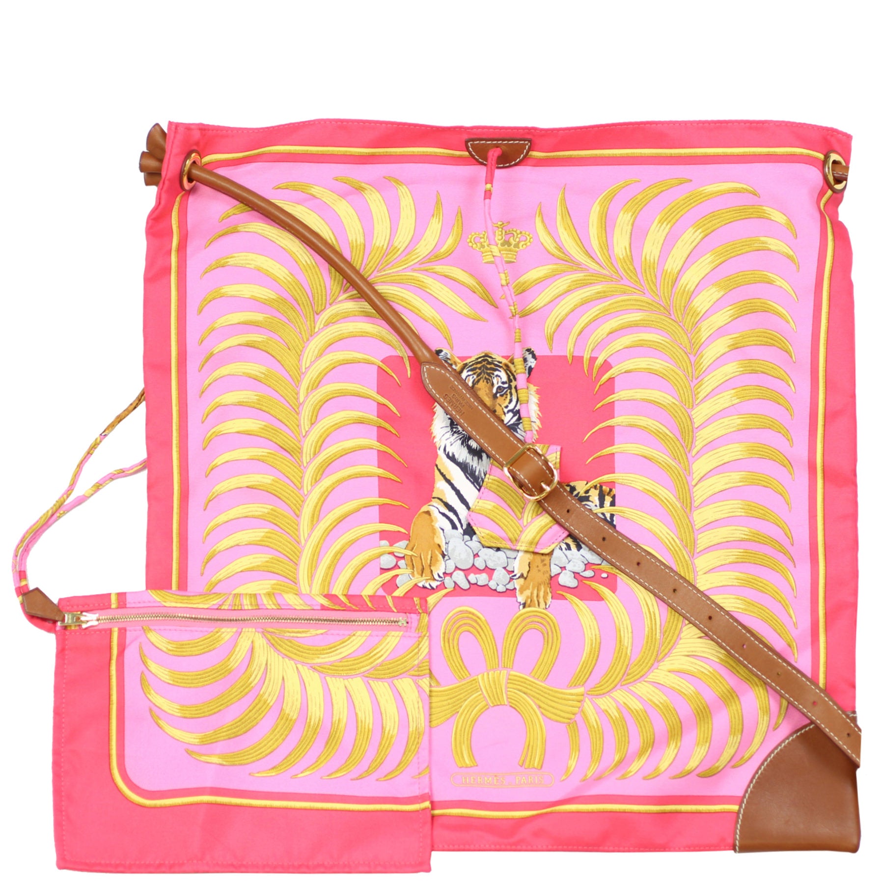 Hermes Silky City Tiger Royal Bag Front
