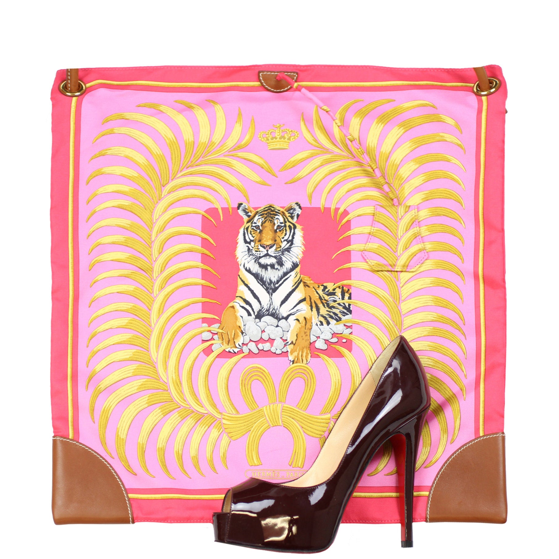 Hermes Silky City Tiger Royal Bag Scale