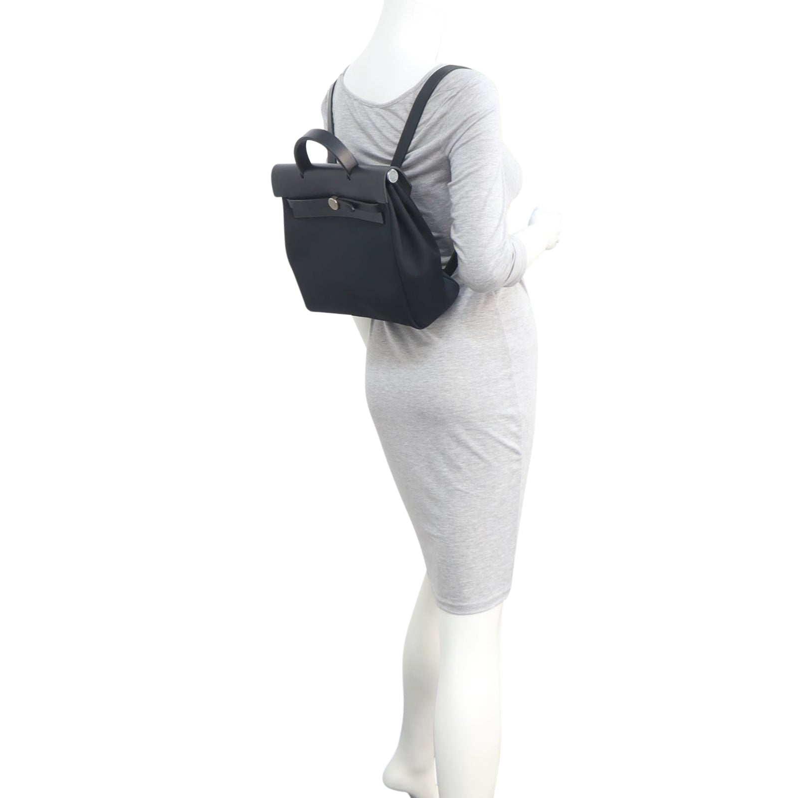 Hermes Toile Herbag Backpack Mannequin