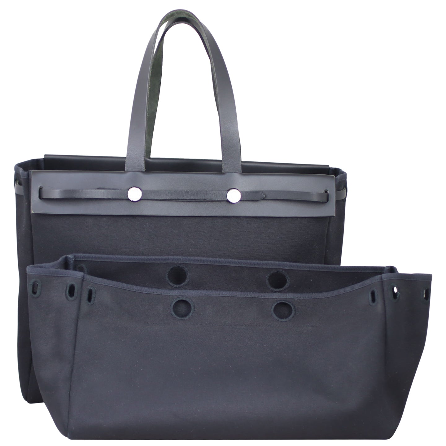 Hermes Toile Herbag Cabas MM Front
