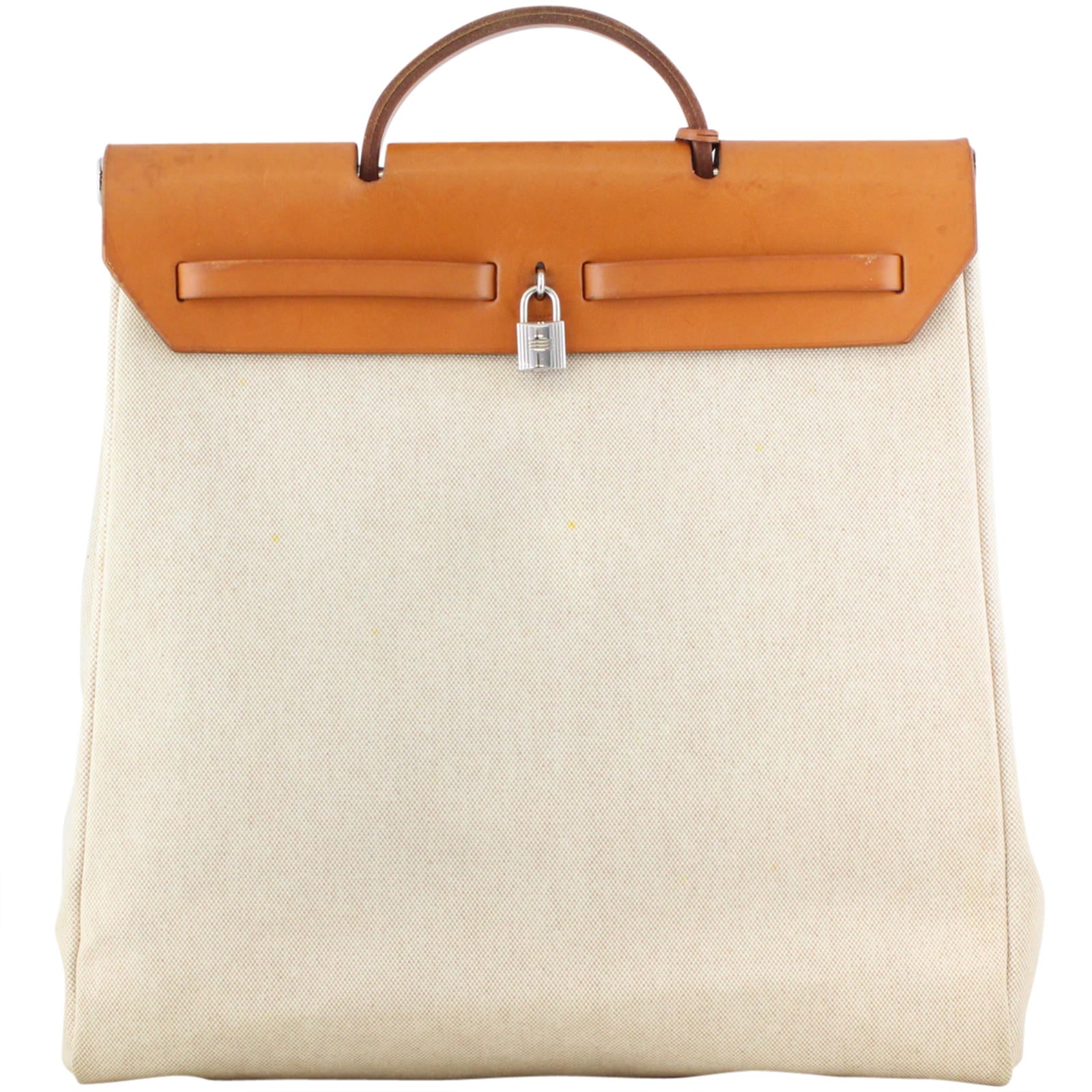 Hermes Toile Herbag 40 Tall Back