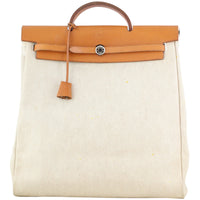 Hermes Toile Herbag 40 Tall Front