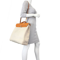 Hermes Toile Herbag 40 Tall Mannequin
