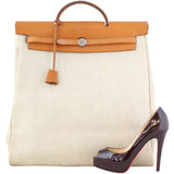 Hermes Toile Herbag 40 Tall Scale