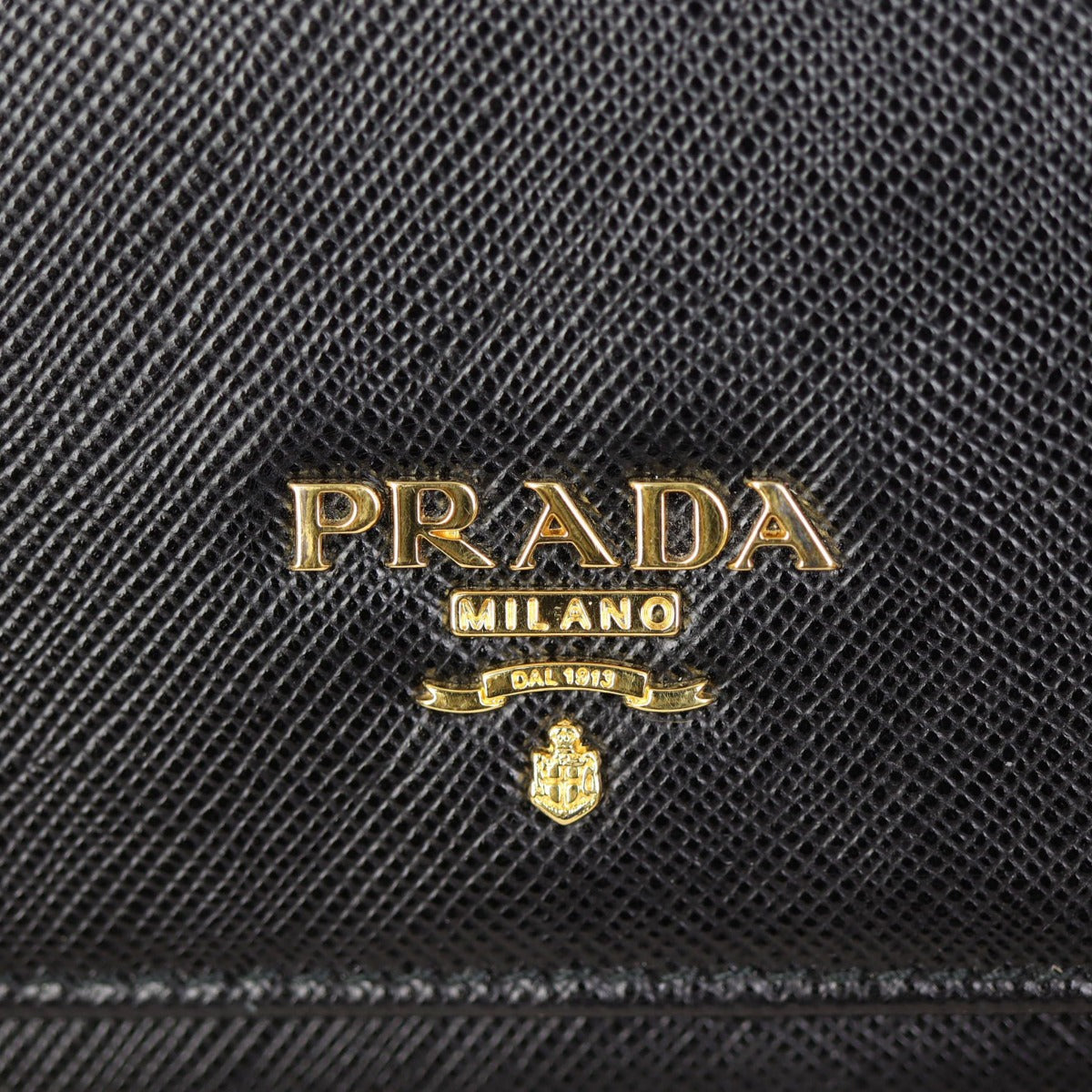 Prada Saffiano Continental Wallet Hardware
