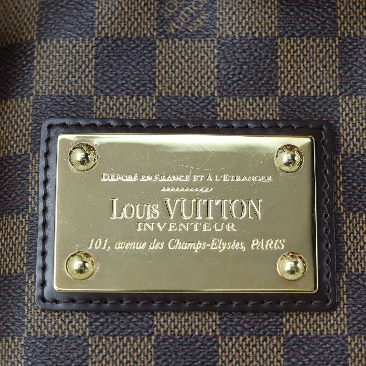 Louis Vuitton Hampstead MM Damier Ebene Hardware
