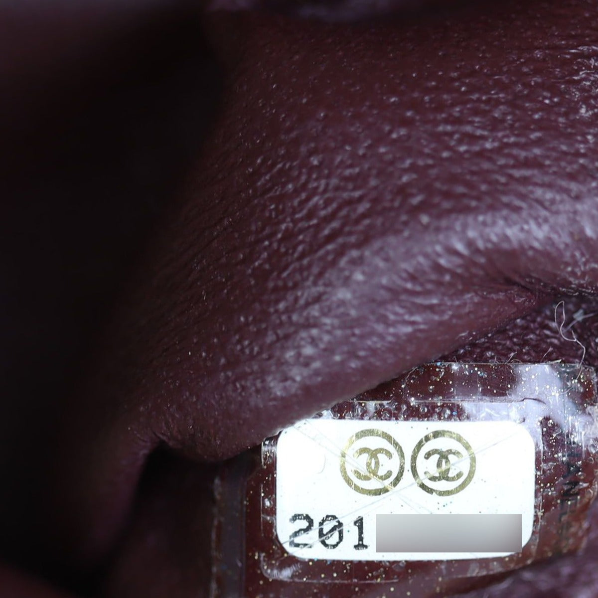 Chanel CC Chevron Shopping Tote Date code
