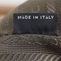 Prada Saddle Stitch Shopping Tote (deep tan) Stamp
