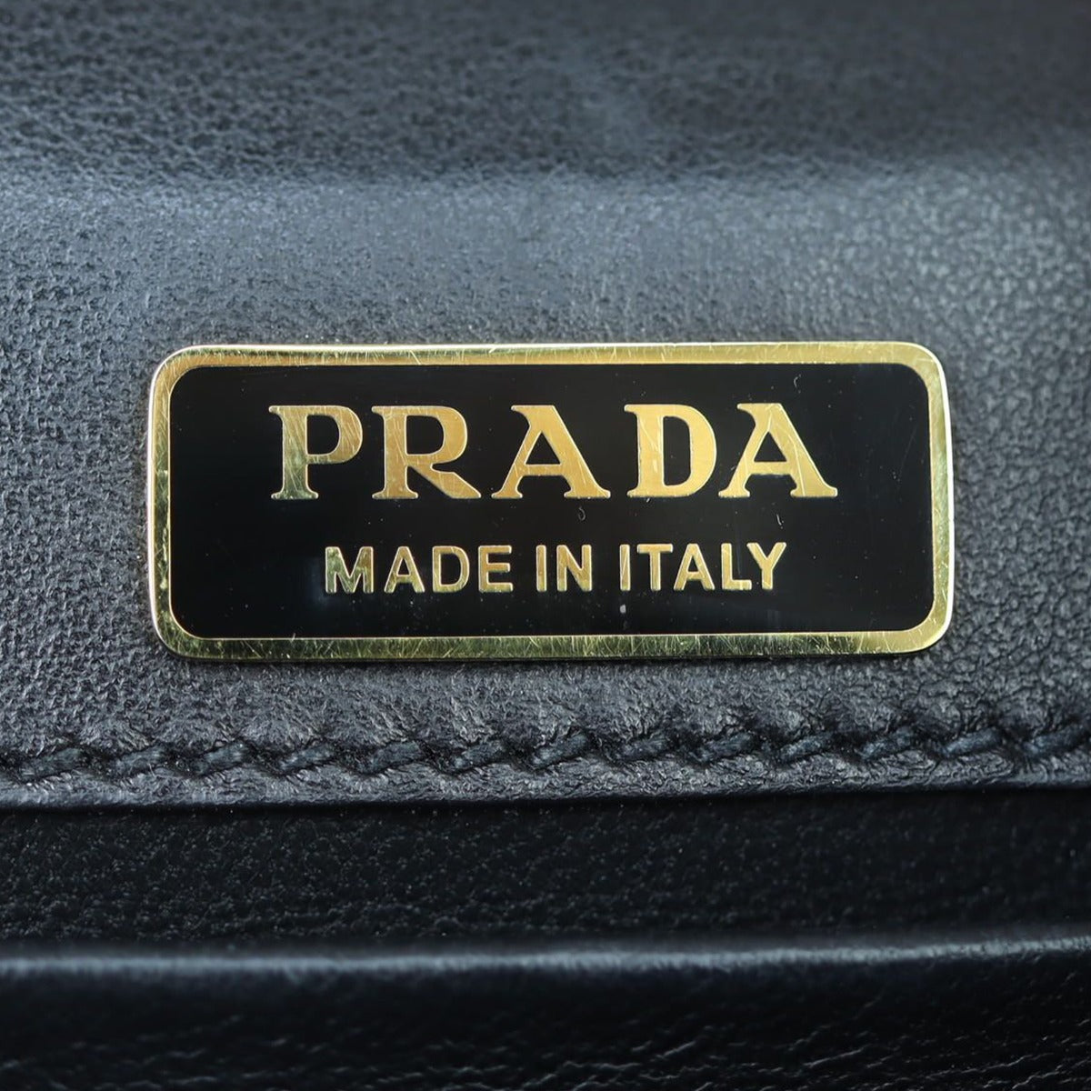 Prada Pionniere City Calf Shoulder Bag Stamp
