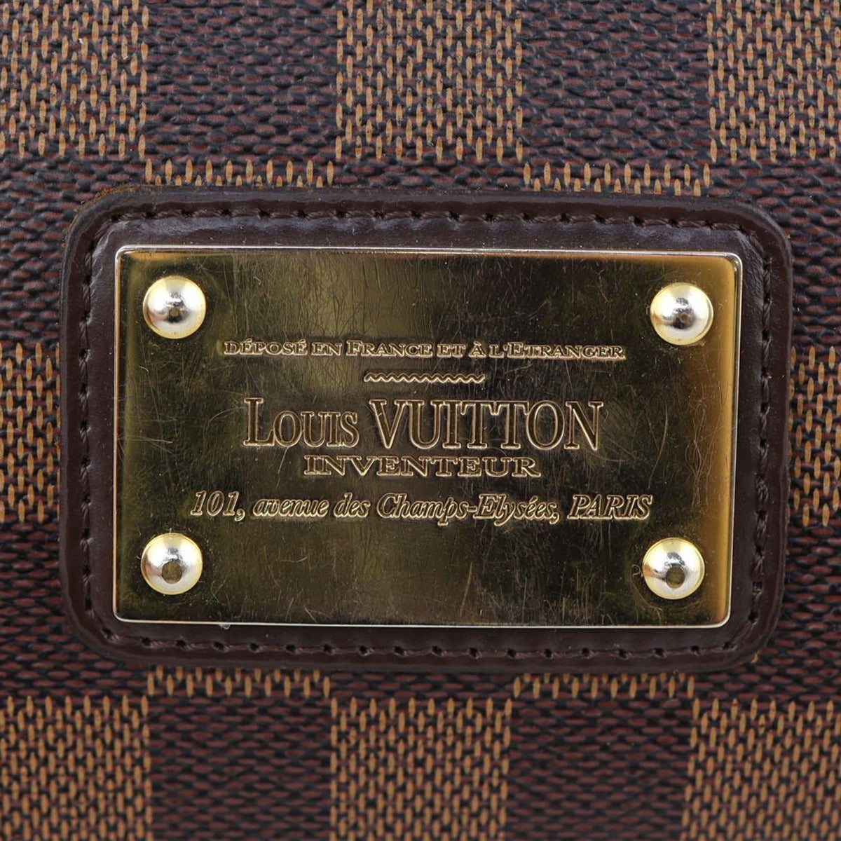 Louis Vuitton Eva Pochette Damier Ebene Hardware
