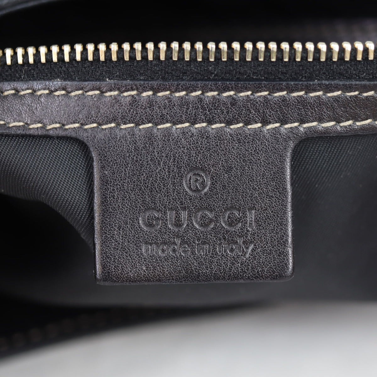 Gucci Patent Britt Hobo Medium Stamp
