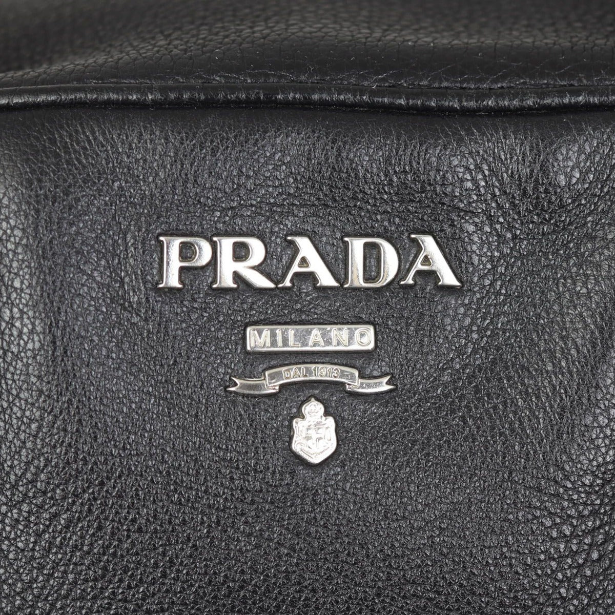 Prada Braided Handle Bauletto Bag Hardware

