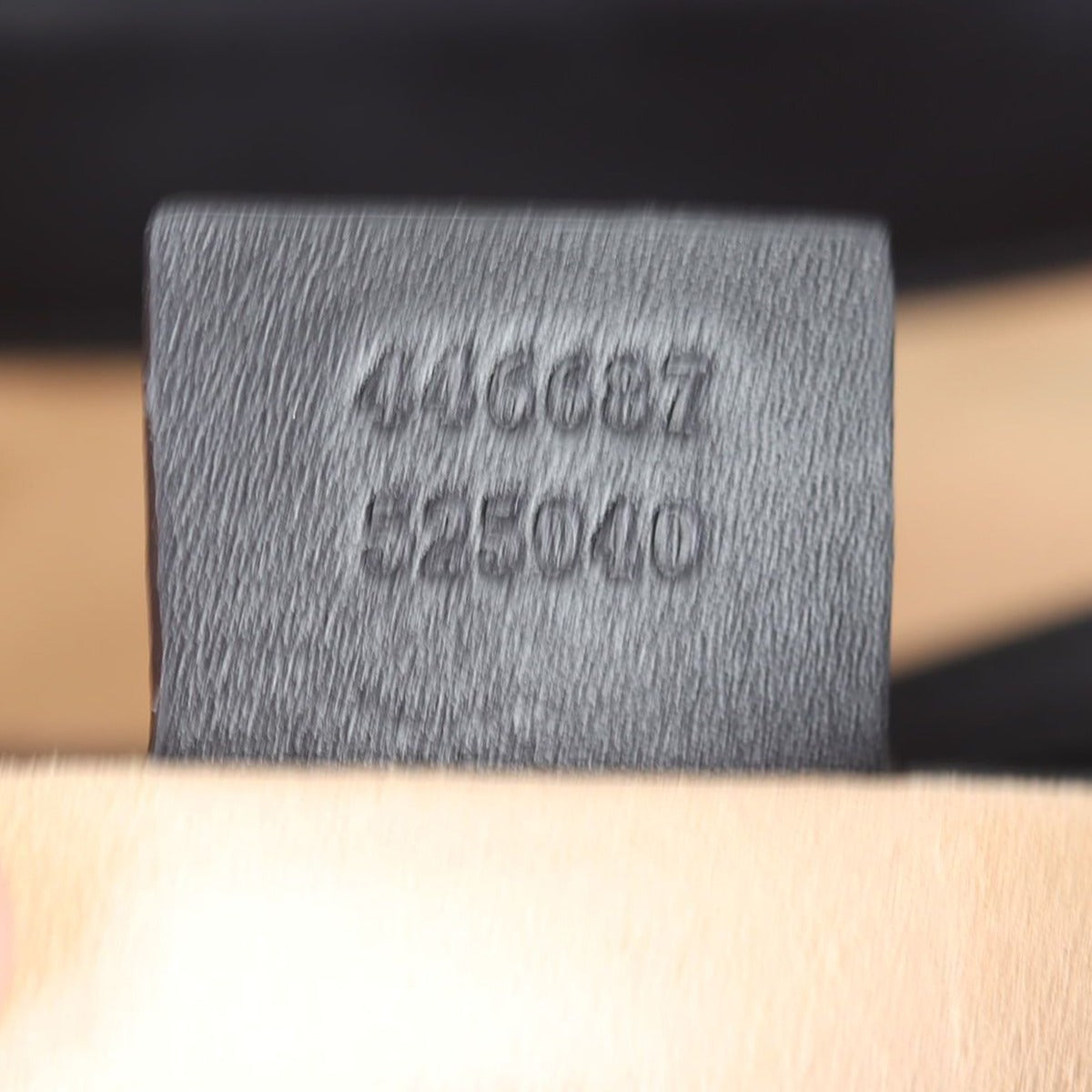 Gucci Dionysus Leather Hobo Date code
