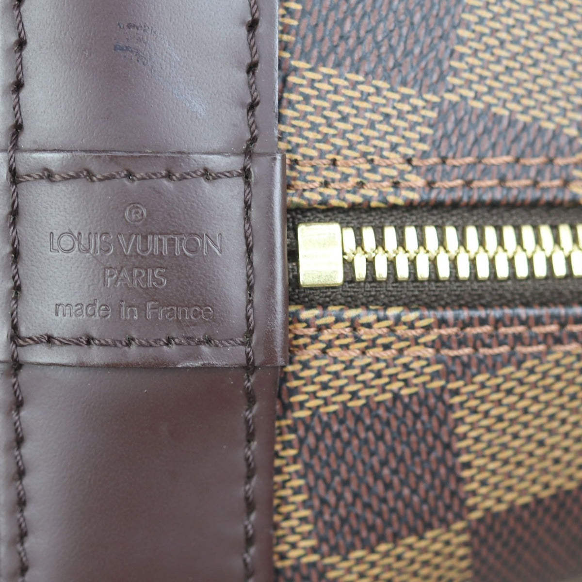 Louis Vuitton Alma PM Damier Ebene Stamp

