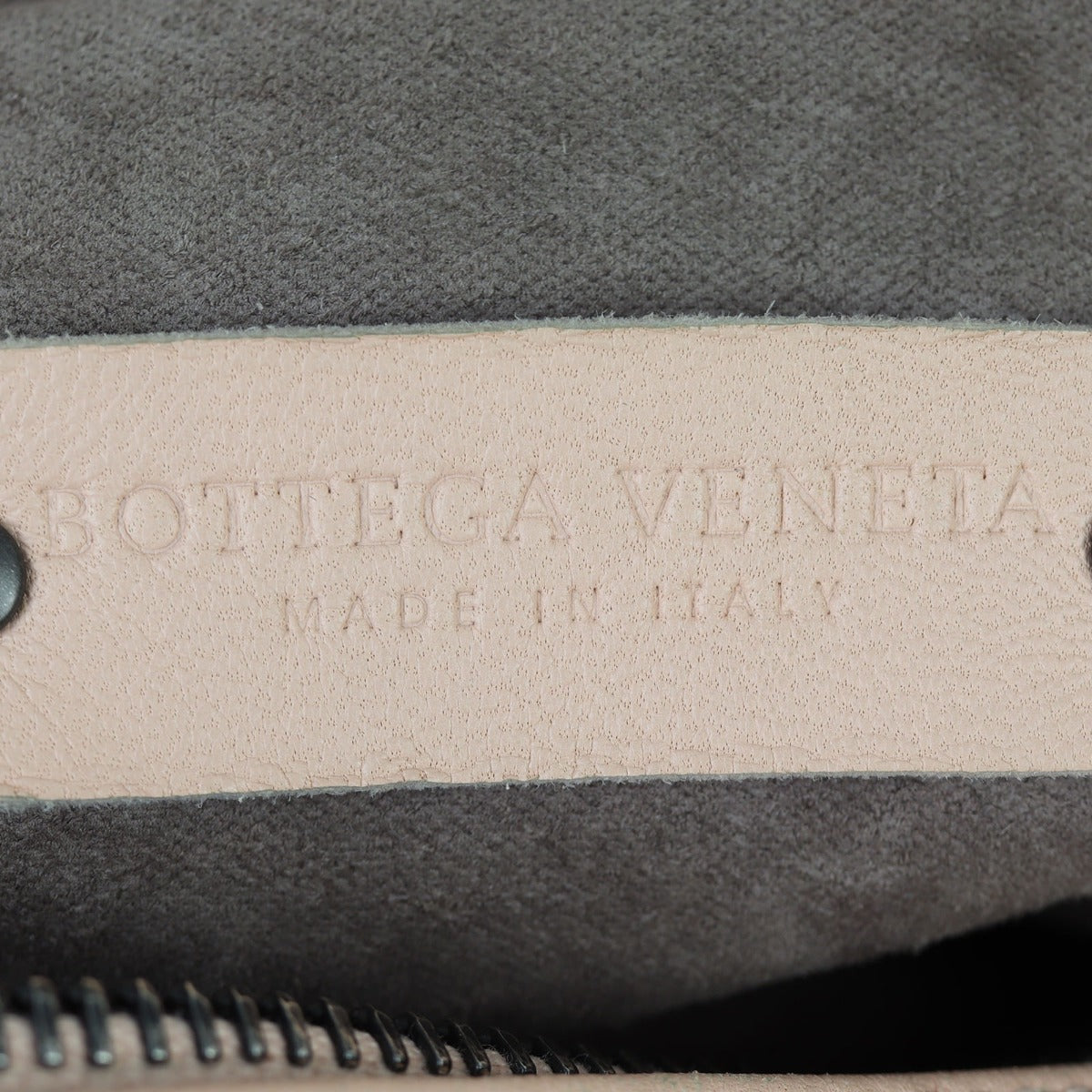 Bottega Veneta Intrecciato Nappa Small Shoulder Bag Interior Stamp