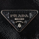 Prada Saffiano Vernice Lux Galleria Double Zip Tote Small Hardware