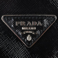 Prada Saffiano Vernice Lux Galleria Double Zip Tote Small Hardware