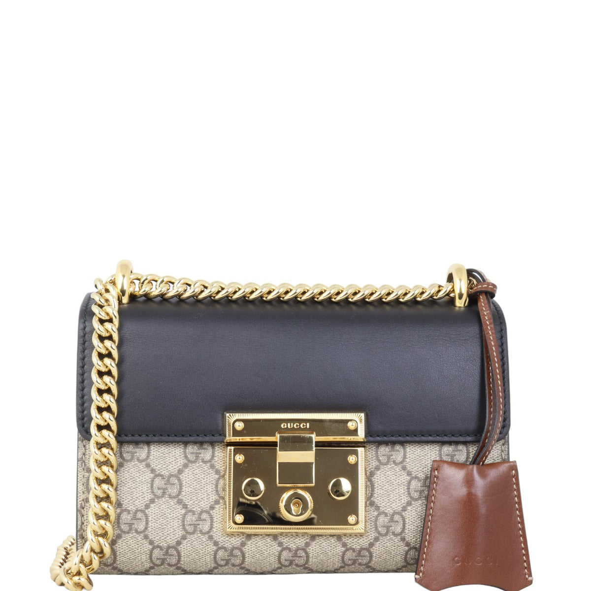 Gucci GG Supreme Padlock Small Shoulder Bag