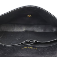 Chanel East-West Chocolate Bar Flap Bag | Black