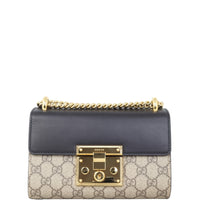 Gucci GG Supreme Padlock Small Shoulder Bag