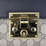 Gucci GG Supreme Padlock Small Shoulder Bag