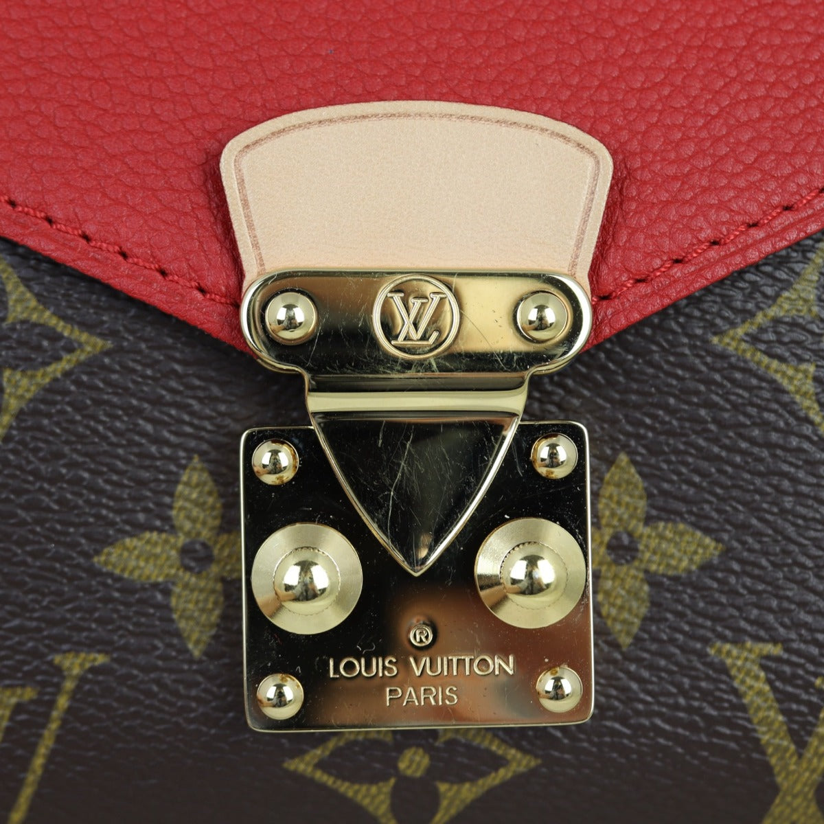 Louis Vuitton Pallas Chain Shoulder Bag Monogram