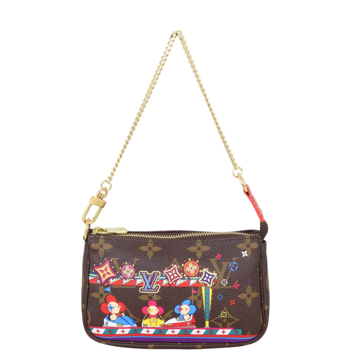 Louis Vuitton Mini Pochette Accessoires Monogram Vivienne Bumper Cars