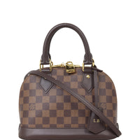 Louis Vuitton Alma BB Damier Ebene | Brown Leather
