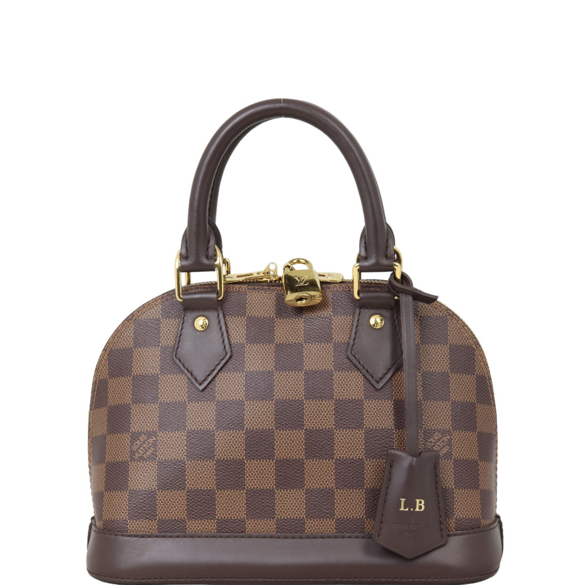 Louis Vuitton Alma BB Damier Ebene | Brown Leather