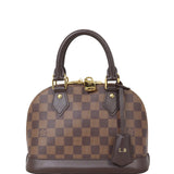 Louis Vuitton Alma BB Damier Ebene | Brown Leather