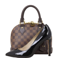Louis Vuitton Alma BB Damier Ebene | Brown Leather