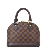 Louis Vuitton Alma BB Damier Ebene | Brown Leather