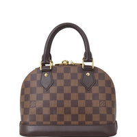 Louis Vuitton Alma BB Damier Ebene | Brown Leather