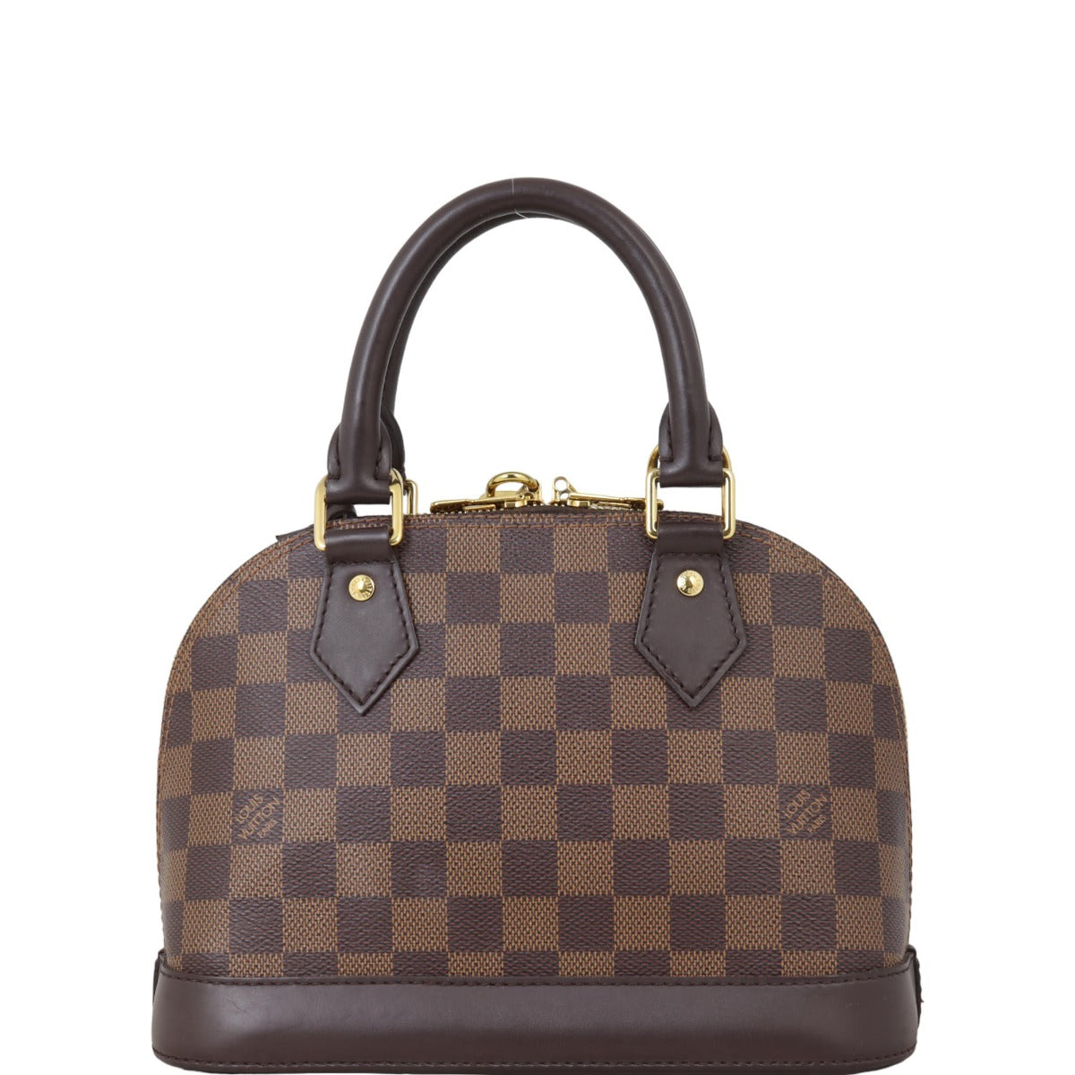 Louis Vuitton Alma BB Damier Ebene | Brown Leather