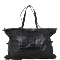 Saint Laurent Military ID Tote Large Croc-Embossed