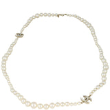 Chanel CC Pearl Long Necklace | Resin Pearl
