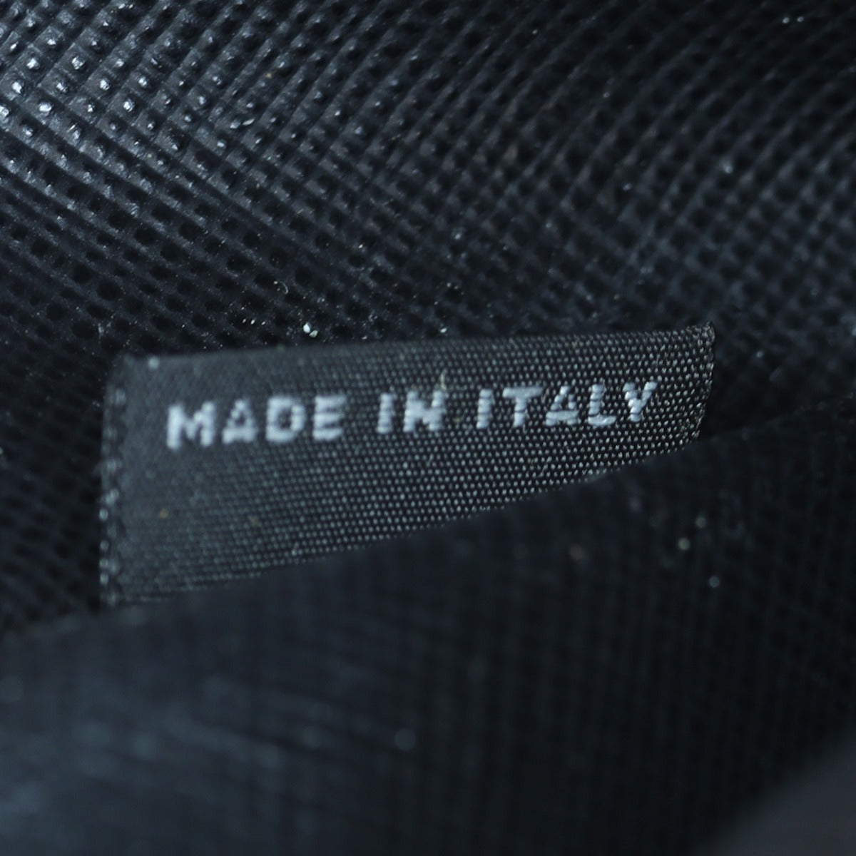 Prada Saffiano Wallet on Chain Made In